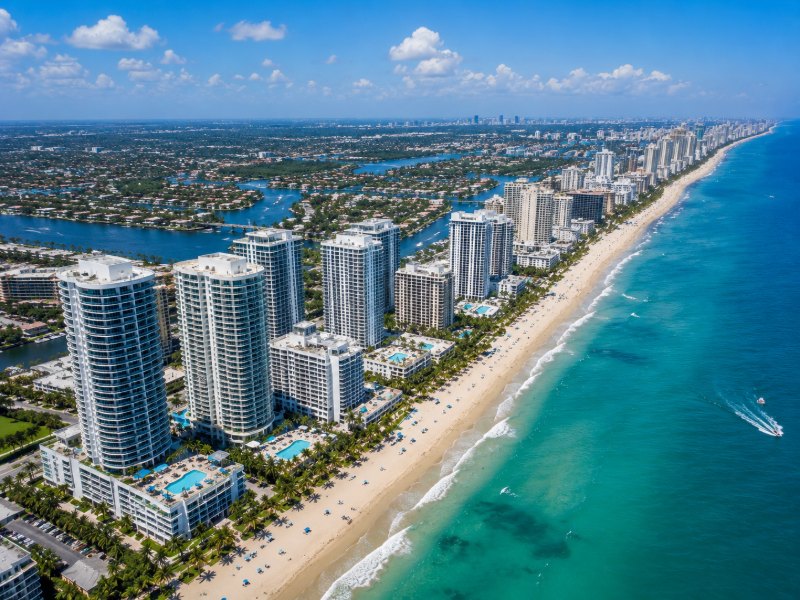 Near the beach and Las Olas
