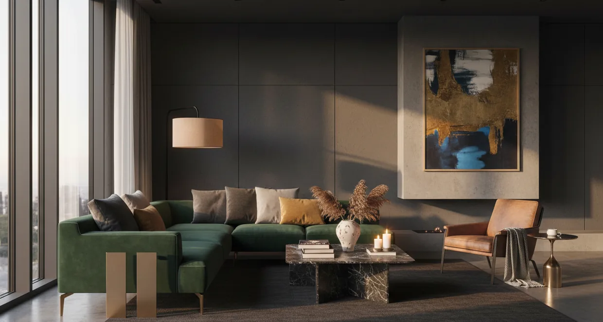 Interior de una residencia de lujo en Miami