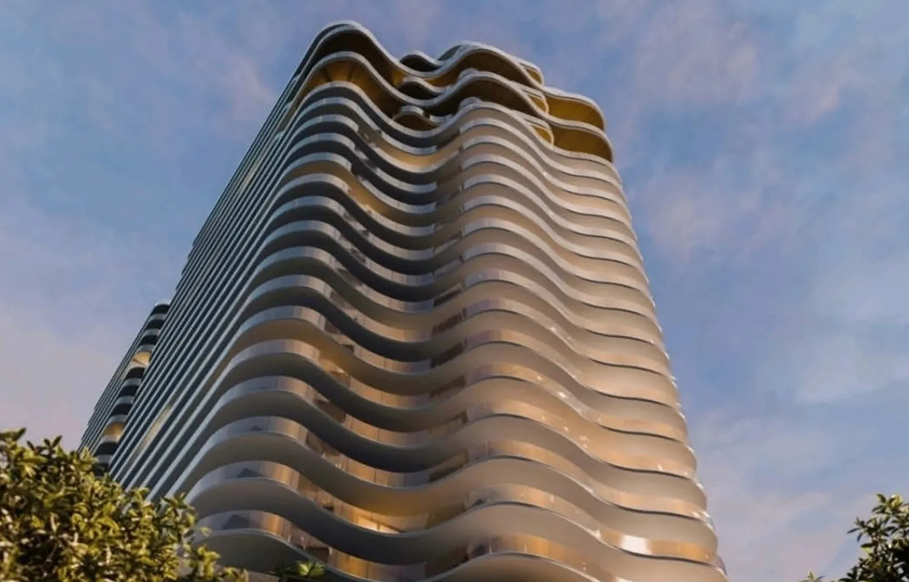 Midtown Park by Proper — fachada ondulada de la torre firmada por Arquitectonica