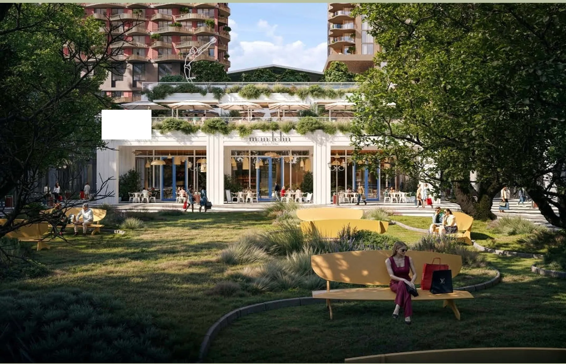 Midtown Park by Proper — East Park, uno de los jardines del plan maestro de cinco acres