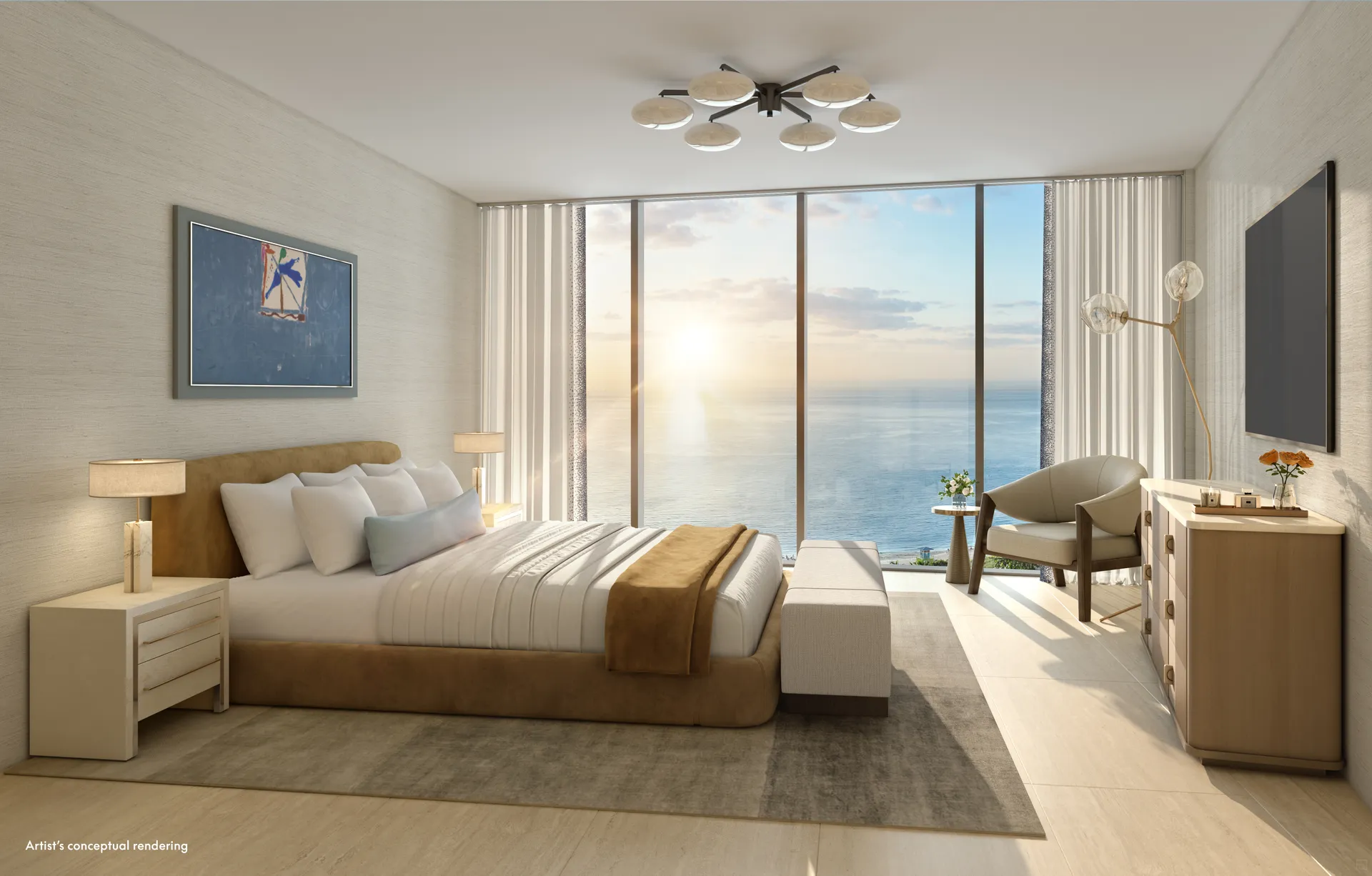 W Pompano Beach Hotel & Residences — habitación principal con vista al mar