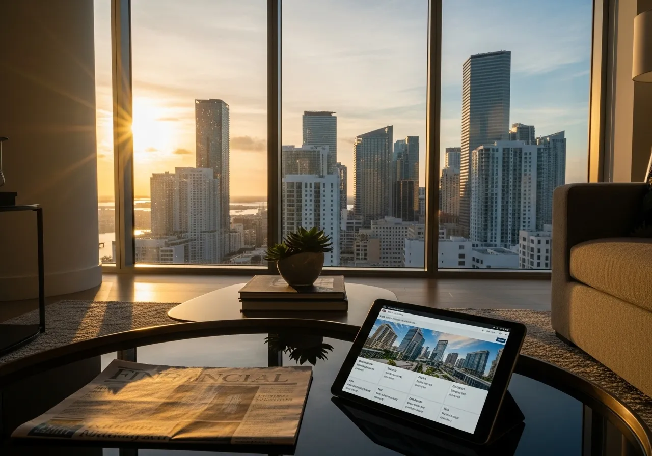 Inversión inmobiliaria en Miami desde un apartamento.