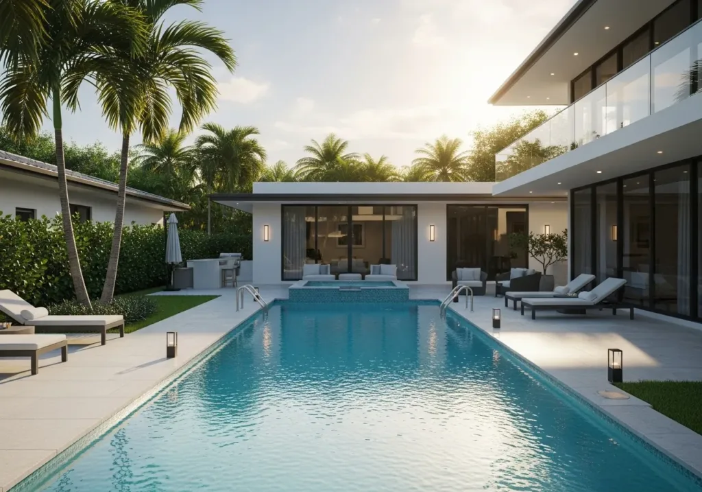 casas en venta en Miami con piscina